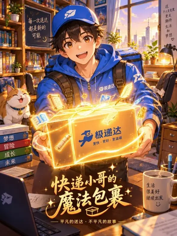 自习室里的山神快递员 封面