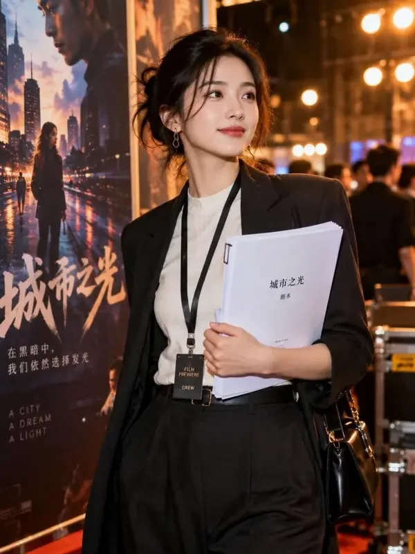 摄影棚的她 封面
